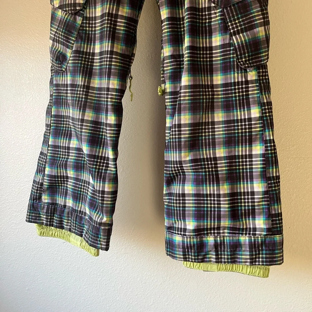 Burton girls Plaid Snow Pants - Picture 4 of 9